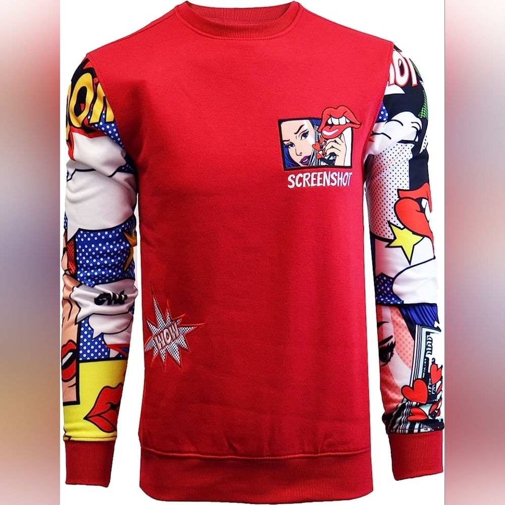 New Mens Live Graffiti Artist Fleece Sweater Multiple Sizes - Picture 3 of 4